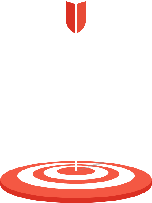 red arrow in target